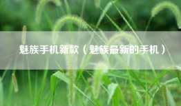 魅族手机新款（魅族最新的手机）